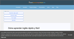 Desktop Screenshot of comoaprenderinglesrapido.org
